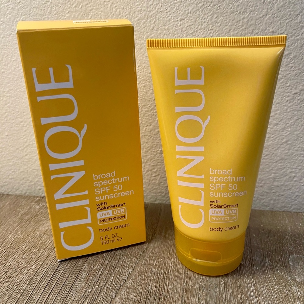 CLINIQUE Broad Spectrum SPF 50 Sunscreen Body Cream NIB